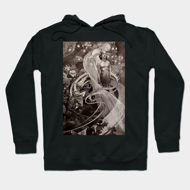 Alphonse Mucha - La Pater #1 - Art Nouveau Hoodie by AltrusianGrace